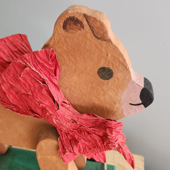 Vintage Teddy Bear Pull Along - Picture 10 of 15